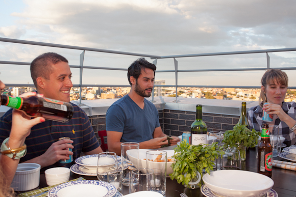 NYC Entertaining: Rooftop Dinner Party | Clara Persis